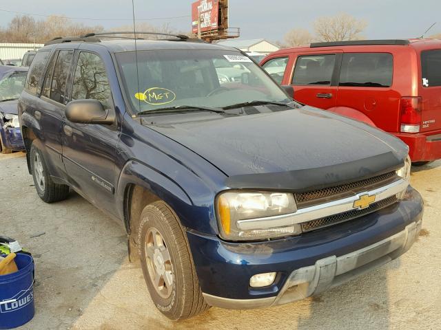 1GNDS13S632405729 - 2003 CHEVROLET TRAILBLAZE BLUE photo 1