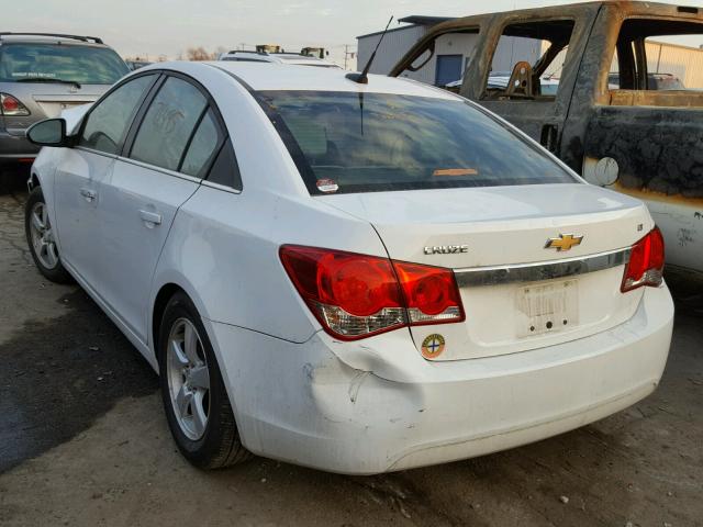 1G1PC5SB9D7326466 - 2013 CHEVROLET CRUZE LT WHITE photo 3