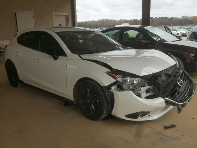 JM1BM1M75E1195265 - 2014 MAZDA 3 GRAND TO WHITE photo 1