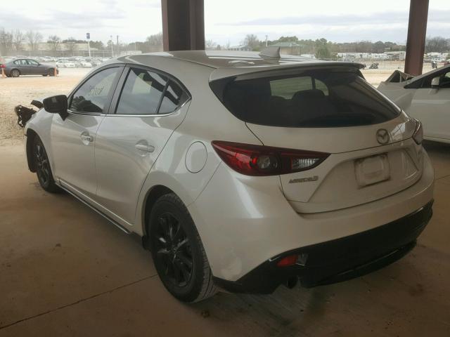 JM1BM1M75E1195265 - 2014 MAZDA 3 GRAND TO WHITE photo 3
