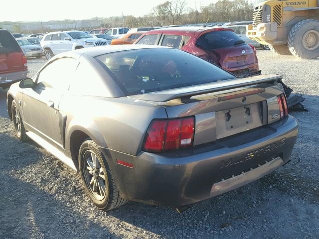 1FAFP40684F209237 - 2004 FORD MUSTANG GRAY photo 3