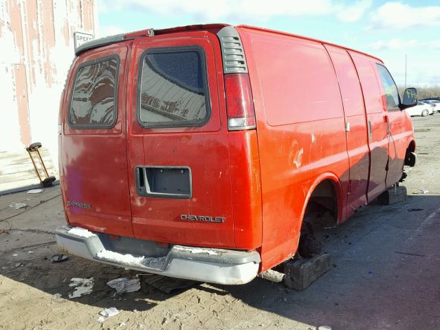 1GCHG35R6X1125418 - 1999 CHEVROLET EXPRESS G3 RED photo 4