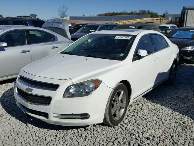 1G1ZC5EU5BF292339 - 2011 CHEVROLET MALIBU 1LT WHITE photo 2