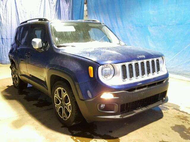 ZACCJADT8GPC82994 - 2016 JEEP RENEGADE L BLUE photo 1