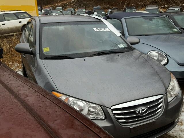 KMHDU4AD4AU130867 - 2010 HYUNDAI ELANTRA BL GRAY photo 1