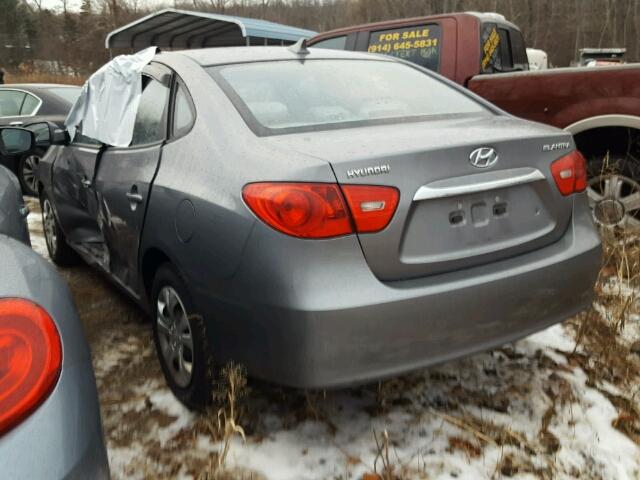 KMHDU4AD4AU130867 - 2010 HYUNDAI ELANTRA BL GRAY photo 3