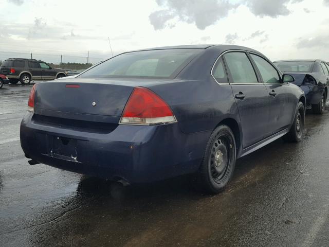 2G1WD5E3XC1265833 - 2012 CHEVROLET IMPALA POL BLUE photo 4