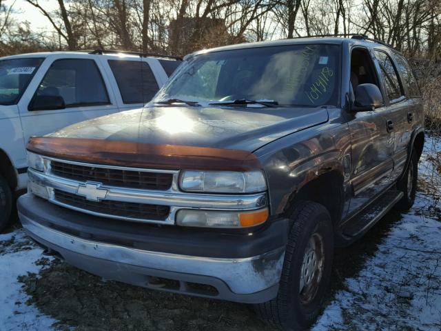 1GNEK13T61J142514 - 2001 CHEVROLET TAHOE K150 GRAY photo 2