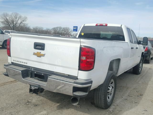 1GC5KYC85FZ118386 - 2015 CHEVROLET SILVERADO WHITE photo 4