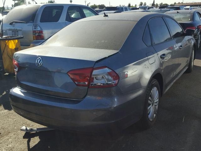 1VWAP7A38EC009002 - 2014 VOLKSWAGEN PASSAT S გრაფიტი ფოტო 4