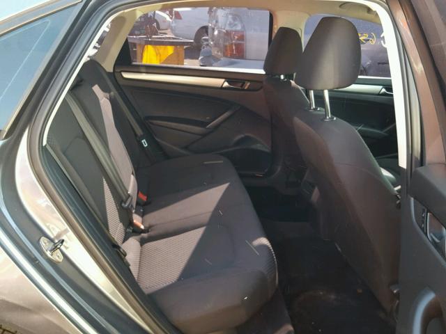 1VWAP7A38EC009002 - 2014 VOLKSWAGEN PASSAT S გრაფიტი ფოტო 6