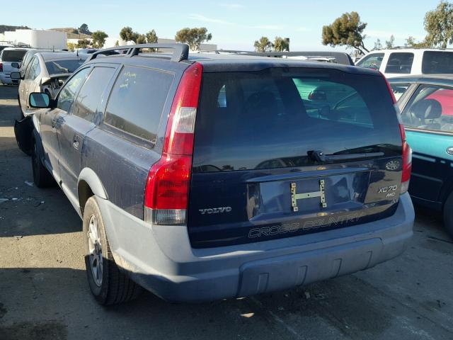 YV1SZ59H541161992 - 2004 VOLVO XC70 BLUE photo 3