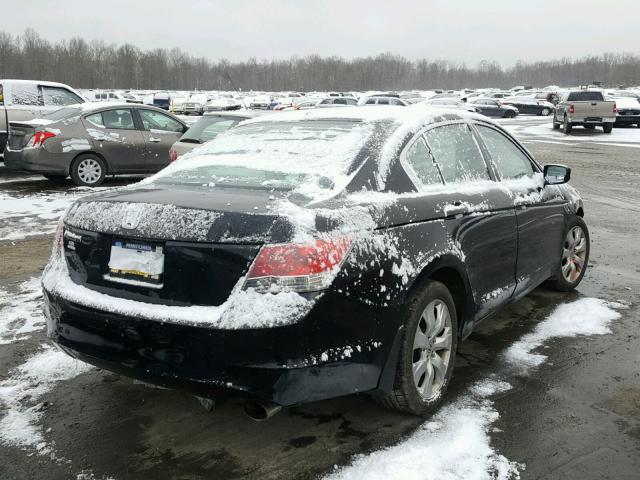 1HGCP26819A030585 - 2009 HONDA ACCORD EXL BLACK photo 4