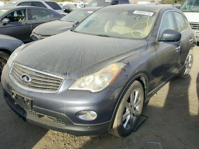 JNKAJ09F28M350077 - 2008 INFINITI EX35 BASE GRAY photo 2