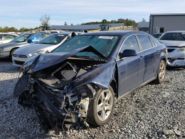 1G1ZH57B18F177968 - 2008 CHEVROLET MALIBU 1LT BLUE photo 2