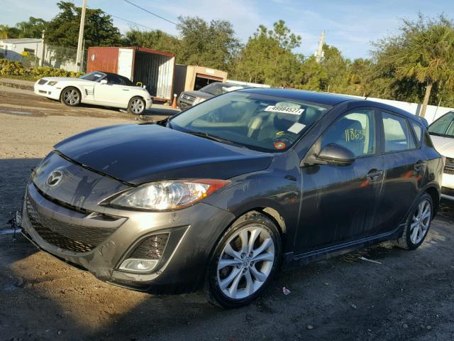 JM1BL1K54B1417861 - 2011 MAZDA 3 S GRAY photo 2