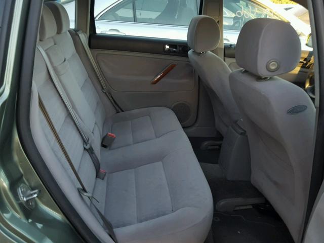 WVWPH63B91E119788 - 2001 VOLKSWAGEN PASSAT GLS GREEN photo 6