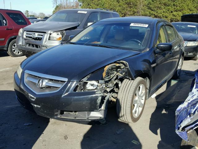 19UUA66245A081968 - 2005 ACURA TL BLACK photo 2