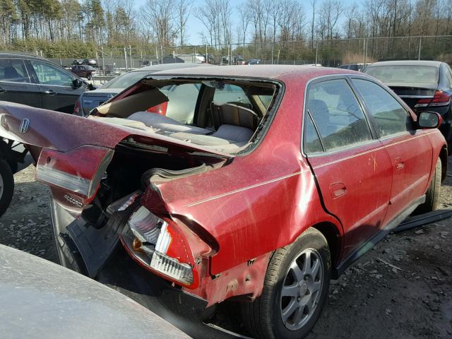 1HGCG56702A134810 - 2002 HONDA ACCORD SE RED photo 4