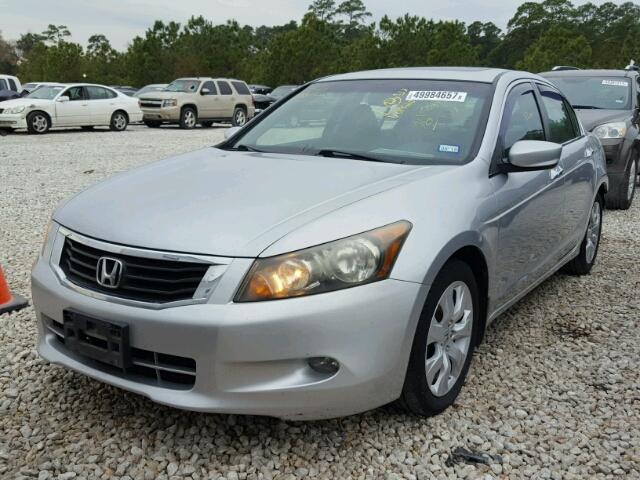 1HGCP36839A019660 - 2009 HONDA ACCORD EXL SILVER photo 2