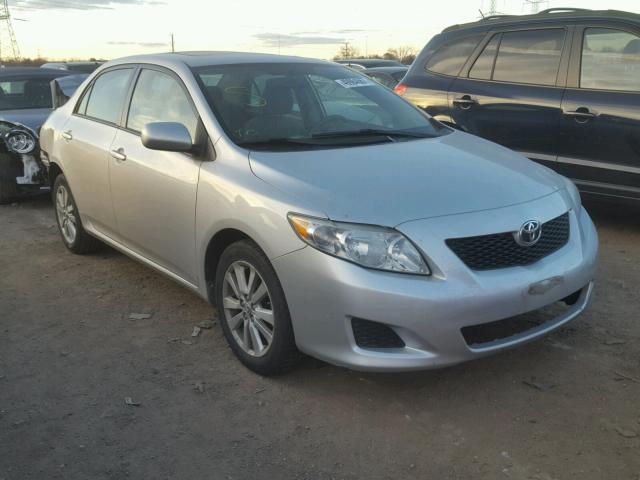 1NXBU40E79Z105863 - 2009 TOYOTA COROLLA BA SILVER photo 1