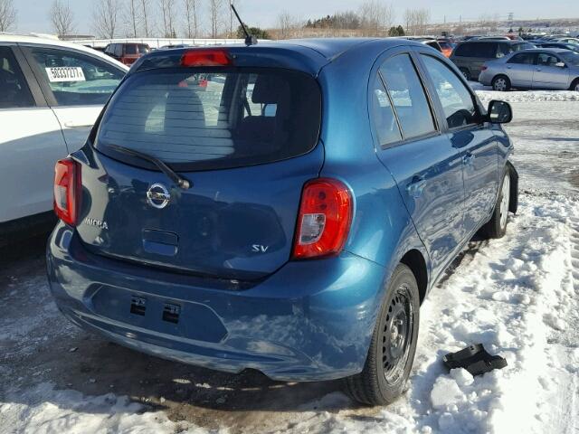 3N1CK3CP1GL234682 - 2016 NISSAN MICRA TEAL photo 4