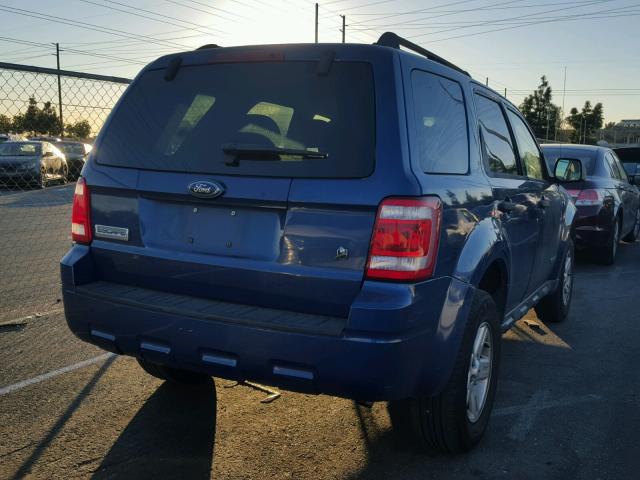 1FMCU49HX8KA55603 - 2008 FORD ESCAPE HEV BLUE photo 4