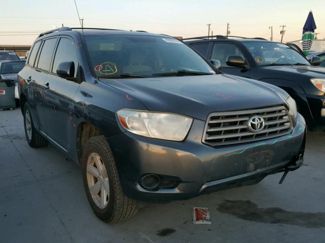 5TDZK3EH3AS002177 - 2010 TOYOTA HIGHLANDER GRAY photo 1