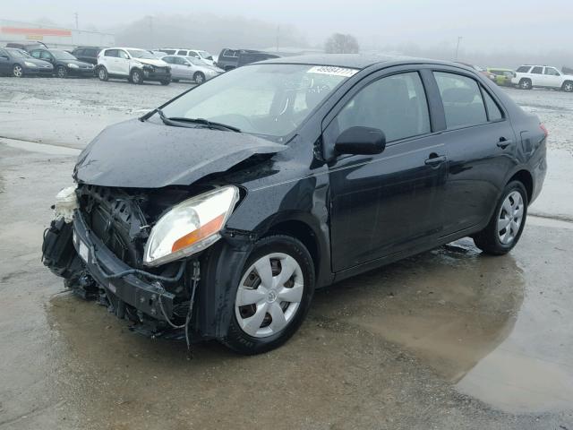 JTDBT923684040891 - 2008 TOYOTA YARIS BLACK photo 2