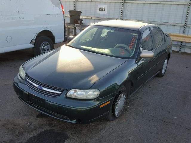 1G1ND52J02M561249 - 2002 CHEVROLET MALIBU GREEN photo 2