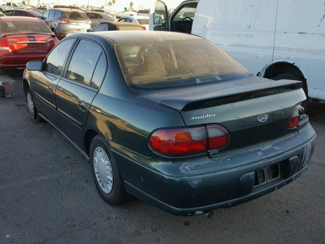 1G1ND52J02M561249 - 2002 CHEVROLET MALIBU GREEN photo 3