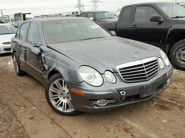 WDBUF87X28B190478 - 2008 MERCEDES-BENZ E 350 4MAT GRAY photo 1