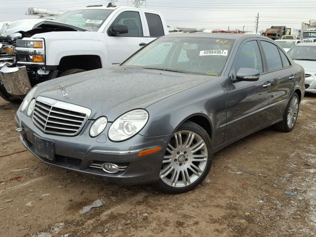 WDBUF87X28B190478 - 2008 MERCEDES-BENZ E 350 4MAT GRAY photo 2