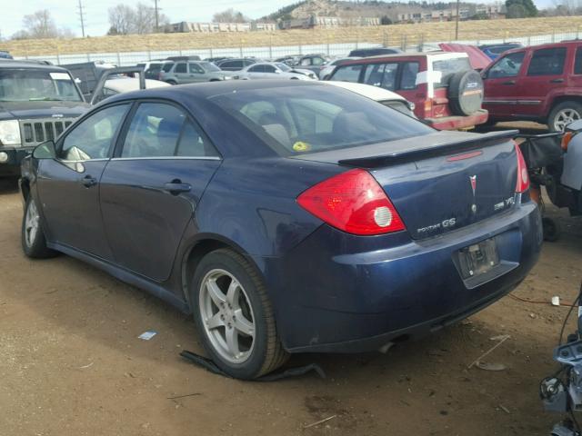 1G2ZJ57K994236410 - 2009 PONTIAC G6 BLUE photo 3