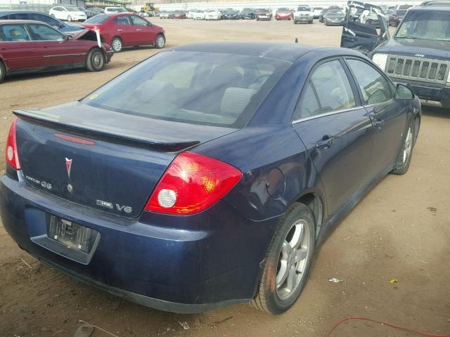 1G2ZJ57K994236410 - 2009 PONTIAC G6 BLUE photo 4