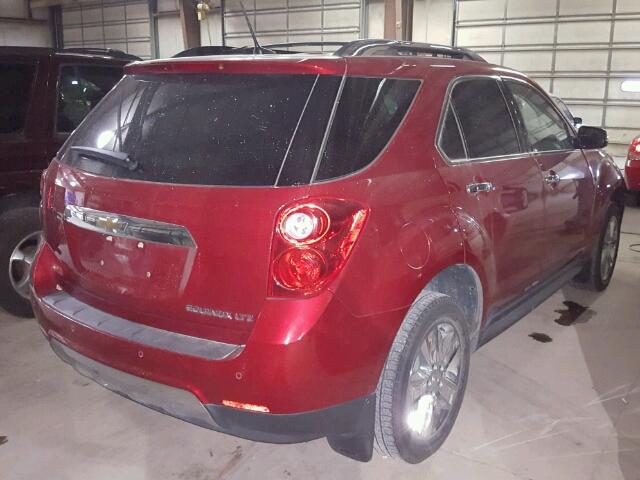 2GNALFEK4D6304266 - 2013 CHEVROLET EQUINOX LT RED photo 4