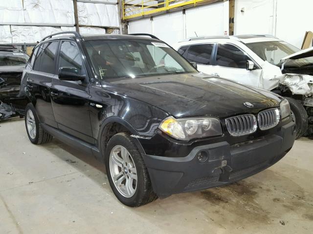 WBXPA93404WA66393 - 2004 BMW X3 3.0I BLACK photo 1