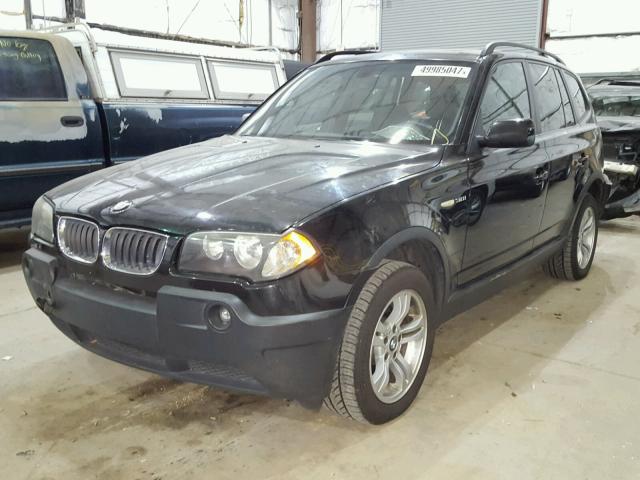 WBXPA93404WA66393 - 2004 BMW X3 3.0I BLACK photo 2