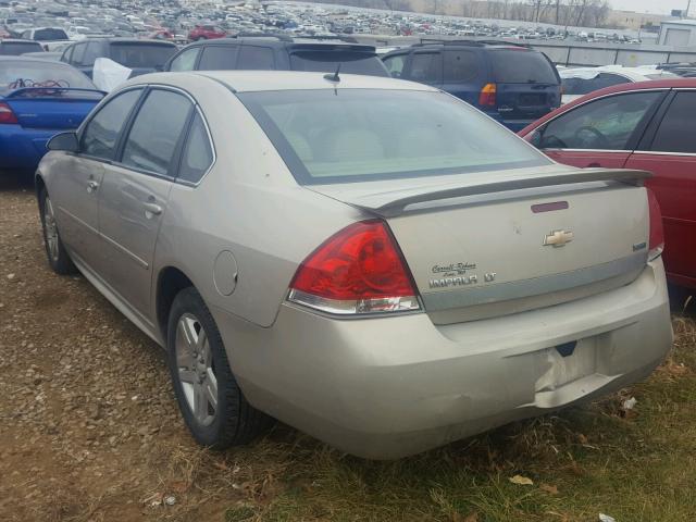 2G1WB5EK4B1222603 - 2011 CHEVROLET IMPALA LT CREAM photo 3