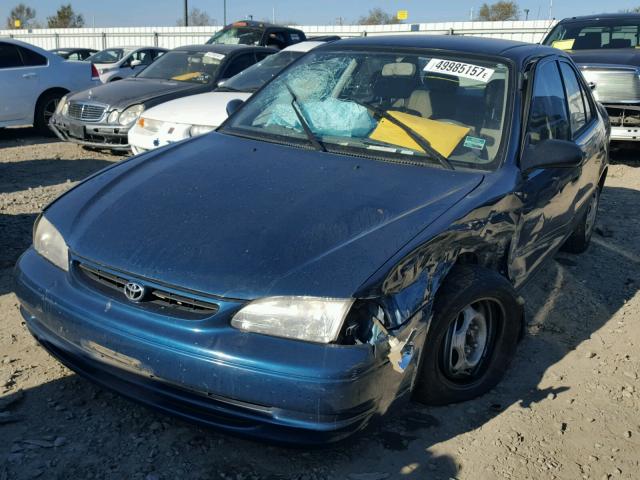 1NXBR12E7WZ123661 - 1998 TOYOTA COROLLA VE TEAL photo 2