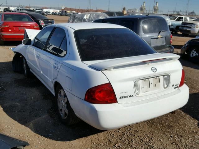 3N1CB51D96L596908 - 2006 NISSAN SENTRA 1.8 WHITE photo 3