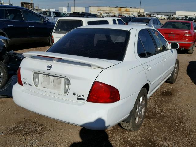 3N1CB51D96L596908 - 2006 NISSAN SENTRA 1.8 WHITE photo 4