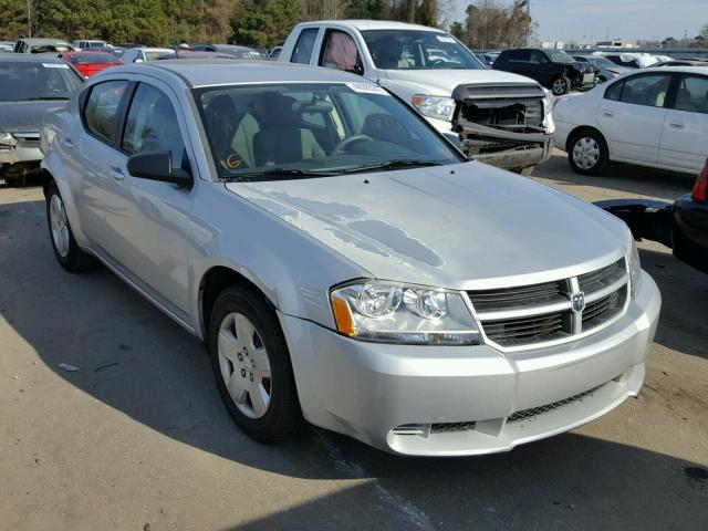 1B3LC46K88N199349 - 2008 DODGE AVENGER SE SILVER photo 1