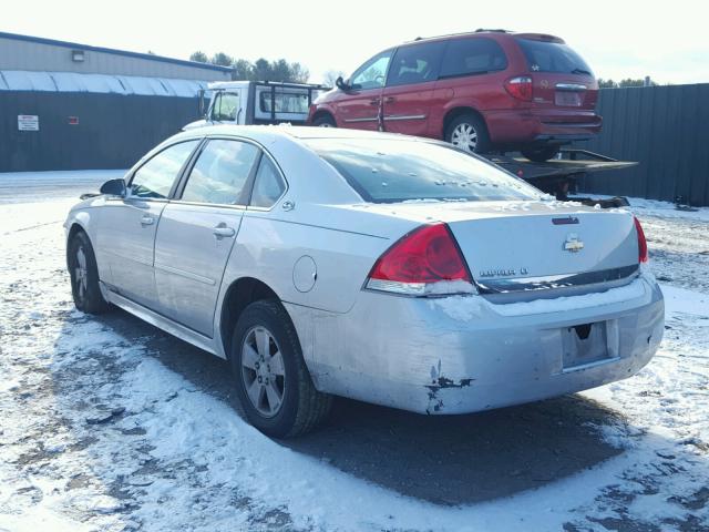 2G1WT57N391172291 - 2009 CHEVROLET IMPALA 1LT SILVER photo 3