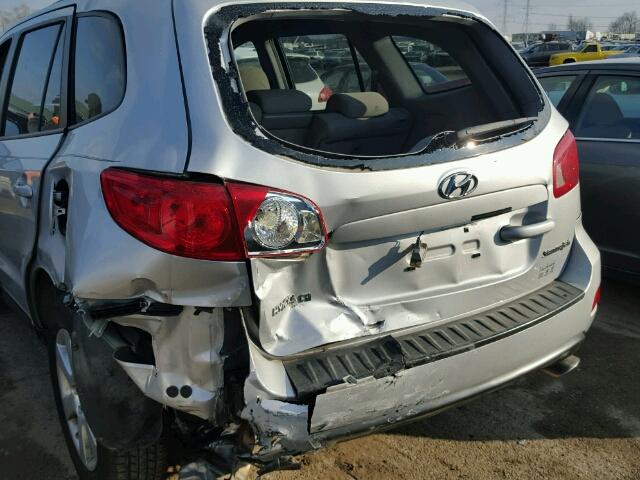 5NMSH13E07H097581 - 2007 HYUNDAI SANTA FE S 银色 照片 9