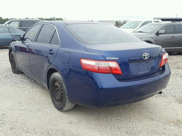 4T1BE46K17U146481 - 2007 TOYOTA CAMRY NEW BLUE photo 3