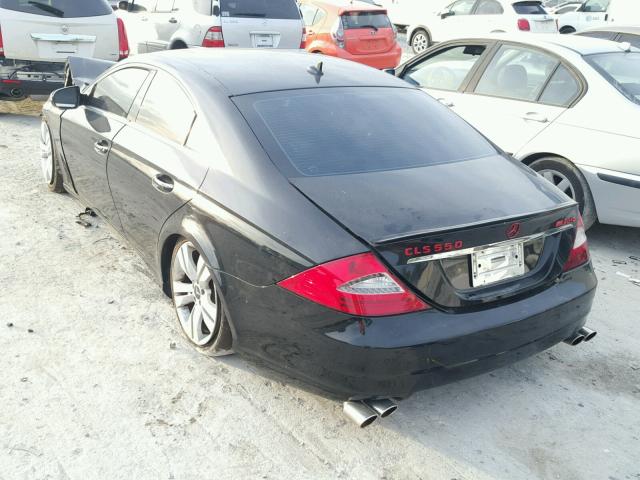 WDDDJ72X69A145090 - 2009 MERCEDES-BENZ CLS 550 BLACK photo 3