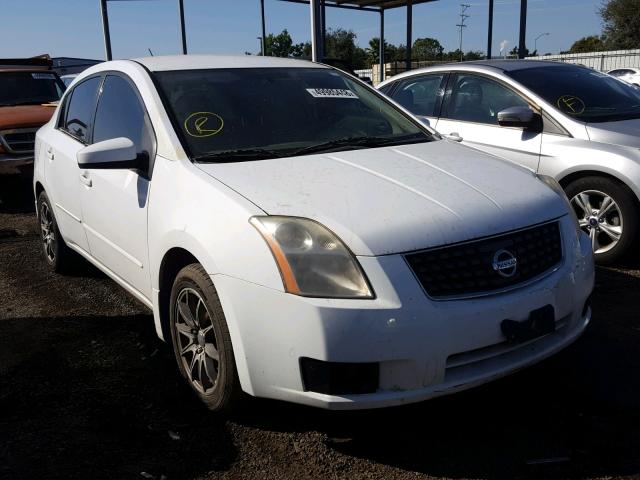 3N1AB61E47L625612 - 2007 NISSAN SENTRA 2.0 WHITE photo 1