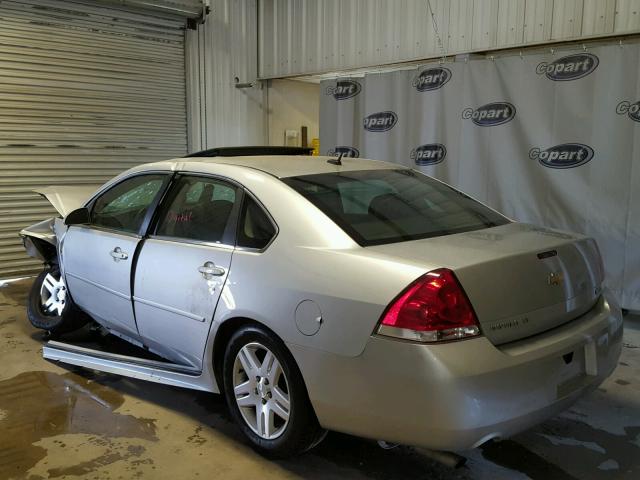 2G1WG5E38D1174455 - 2013 CHEVROLET IMPALA LT SILVER photo 3