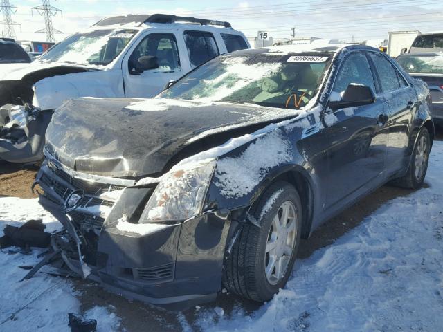 1G6DF577280211540 - 2008 CADILLAC CTS BLACK photo 2